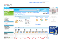Desktop Screenshot of foreca.net