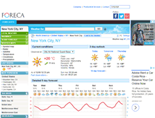 Tablet Screenshot of foreca.com