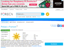 Tablet Screenshot of foreca.cz