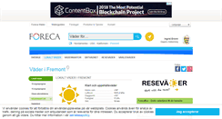 Desktop Screenshot of foreca.se