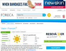 Tablet Screenshot of foreca.se