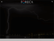 Tablet Screenshot of corporate.foreca.com