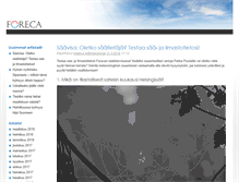 Tablet Screenshot of blogi.foreca.fi