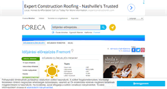 Desktop Screenshot of foreca.hu