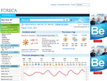 Tablet Screenshot of foreca.it